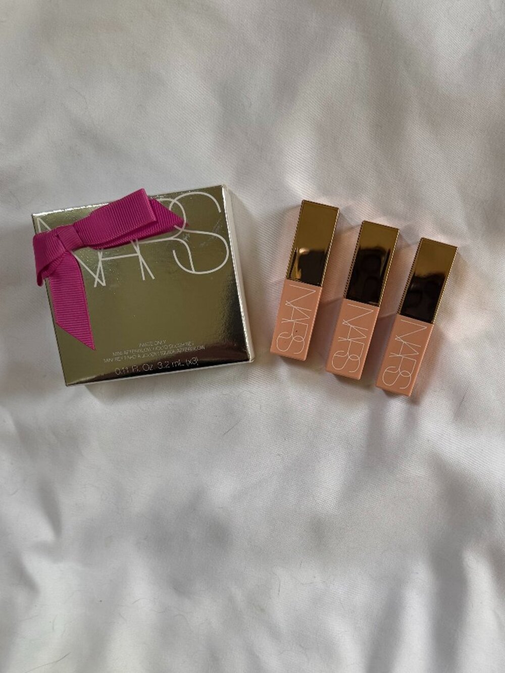 Nars Invite Only Mini Afterglow Liquid Blush Set Orgasm, Orgasm Rush, Dolce Vita